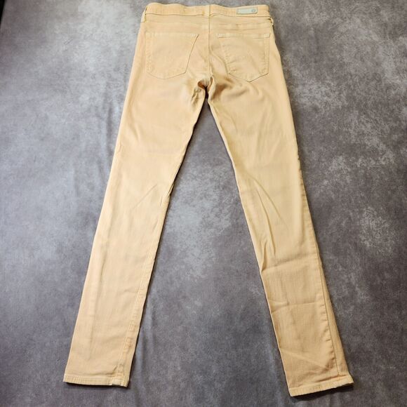 AG Adriano Women Jeans Peach  Size 26 Legging Ankle Super Skinny Ankle teen-ager - Picture 2 of 14